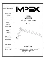 Impex JD-1.2 Owner'S Manual preview