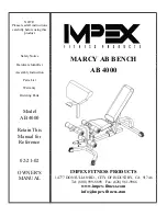 Impex MARCY AB4000 Owner'S Manual preview