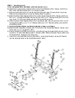 Preview for 8 page of Impex MARCY DIAMOND ELITE MD-857 Owner'S Manual