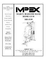 Impex MARCY DIAMOND MD-1559 Owner'S Manual preview
