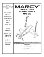 Предварительный просмотр 1 страницы Impex MARCY MKB-957 Assembly Instruction Manual