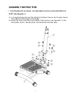 Preview for 6 page of Impex MARCY MS-95 Owner'S Manual