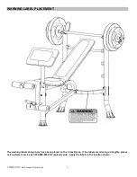 Предварительный просмотр 6 страницы Impex MARCY MWB-25980 Owner'S Manual