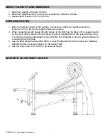 Предварительный просмотр 8 страницы Impex MARCY MWB-25980 Owner'S Manual