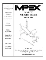 Impex MARCY MWB-356 Owner'S Manual preview