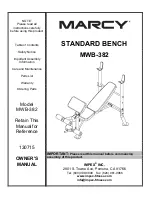 Impex MARCY MWB-382 Owner'S Manual preview