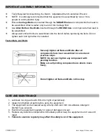 Preview for 7 page of Impex MARCY MWB-4491 Owner'S Manual