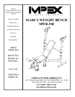 Impex MARCY MWB-500 Owner'S Manual preview