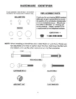 Preview for 4 page of Impex MARCY MWB 758 Owner'S Manual