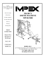 Impex MARCY MWB-9000 Owner'S Manual preview