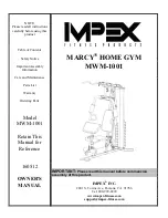 Impex MARCY MWM-1001 Owner'S Manual preview