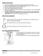 Preview for 9 page of Impex Marcy MWM-4965 Owner'S Manual