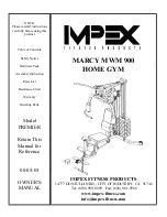 Impex MARCY MWM 900 Owner'S Manual preview