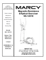 Impex Marcy NS-1201E Owner'S Manual preview