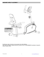 Предварительный просмотр 4 страницы Impex Marcy NS-1201R Owner'S Manual