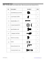 Предварительный просмотр 5 страницы Impex Marcy NS-1201U Owner'S Manual