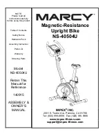 Impex MARCY NS-40504U Owner'S Manual preview