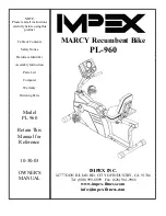 Предварительный просмотр 1 страницы Impex MARCY PL-960 Owner'S Manual