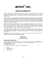 Preview for 31 page of Impex MARCY PLATINUM MP-3500 Owner'S Manual