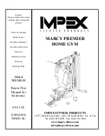 Impex MARCY PREMIER Owner'S Manual preview