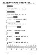 Preview for 21 page of Impex MARCY PRO DELUXE CAGE PM-5108 Owner'S Manual