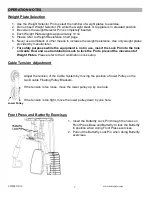 Preview for 8 page of Impex MARCY PRO MWM-5115 Owner'S Manual