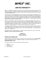 Preview for 18 page of Impex MARCY PRO MWM-7454 Owner'S Manual