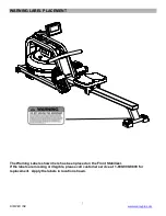 Preview for 4 page of Impex Marcy Pro NS-607RW Assembly & Owners Manual