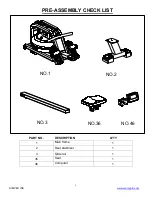 Preview for 5 page of Impex Marcy Pro NS-607RW Assembly & Owners Manual