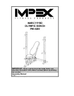 Предварительный просмотр 1 страницы Impex MARCY PRO PM-4200 Assembly Manual