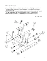 Предварительный просмотр 6 страницы Impex MARCY PT 360 Owner'S Manual