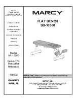 Impex MARCY SB-10500 Owner'S Manual preview