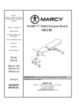 Preview for 1 page of Impex MARCY SB-228 Owner'S Manual