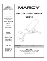 Impex Marcy SB-512 Owner'S Manual preview