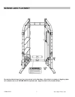 Предварительный просмотр 6 страницы Impex MARCY SM-3551 Owner'S Manual