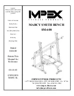 Impex MARCY SM-600 Owner'S Manual preview