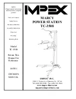 Impex MARCY TC-3508 Owner'S Manual preview