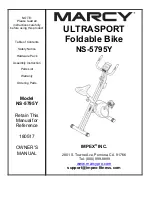 Impex MARCY ULTRASPORT NS-5795Y Owner'S Manual preview