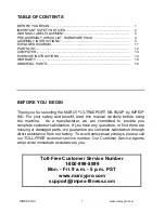 Preview for 2 page of Impex MARCY ULTRASPORT NS-5924P Owner'S Manual