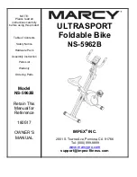Impex MARCY ULTRASPORT NS-5962B Owner'S Manual preview