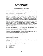 Preview for 21 page of Impex MARCY WM-1501 Owner'S Manual