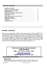 Preview for 2 page of Impex MARCY XJ-5801 Owner'S Manual