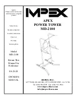 Impex MD-2100 Owner'S Manual preview