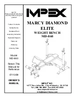 Impex MD-860 Owner'S Manual preview