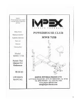 Impex MWB 715B Manual preview