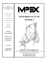 Preview for 1 page of Impex PHC-PWR9 Owner'S Manual