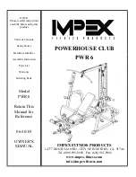 Impex POWERHOUSE CLUB PWR 6 Owner'S Manual preview