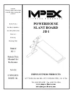 Impex POWERHOUSE JD 1 Owner'S Manual preview