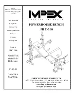 Impex POWERHOUSE PHC-700 Owner'S Manual preview