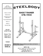 Impex SteelBody STB-70105 Owner'S Manual preview